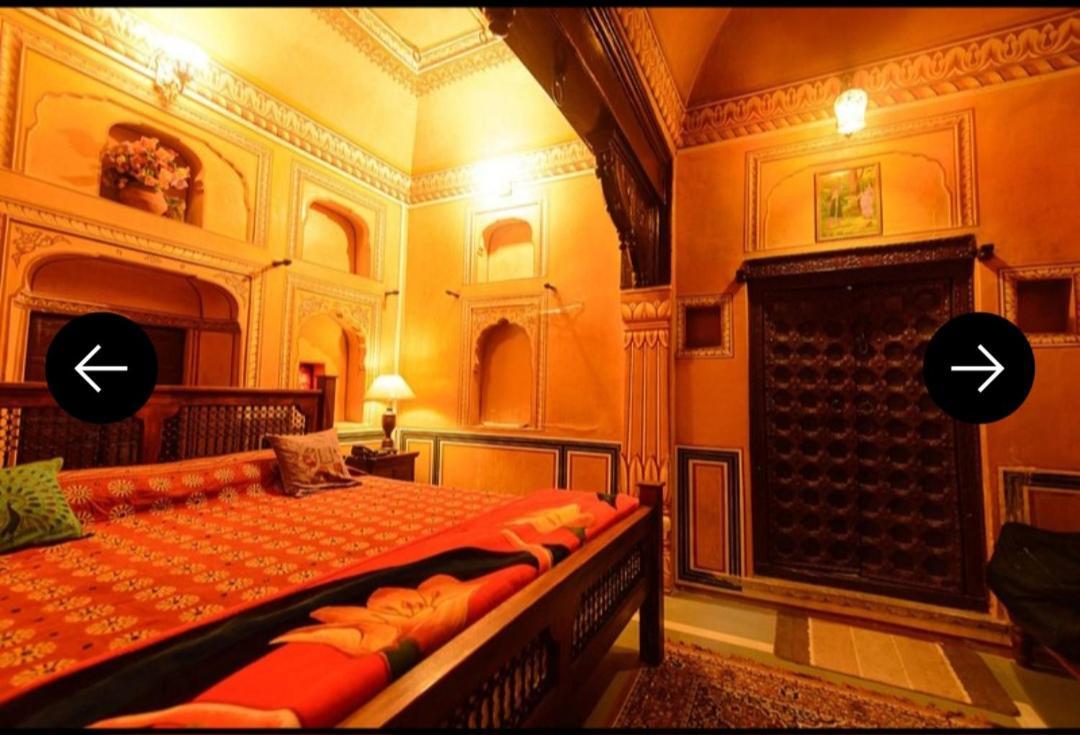 Hotel Mandawa Haveli Bagian luar foto