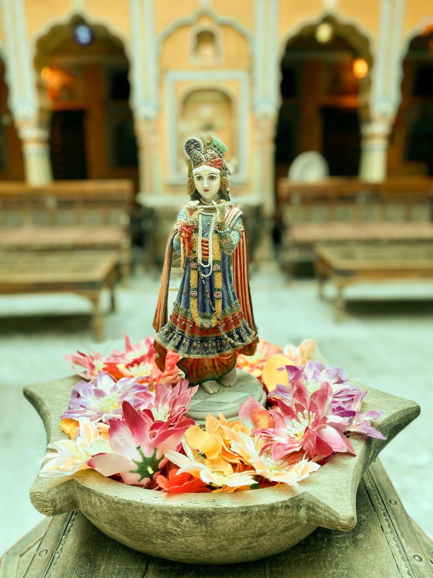 Hotel Mandawa Haveli Bagian luar foto