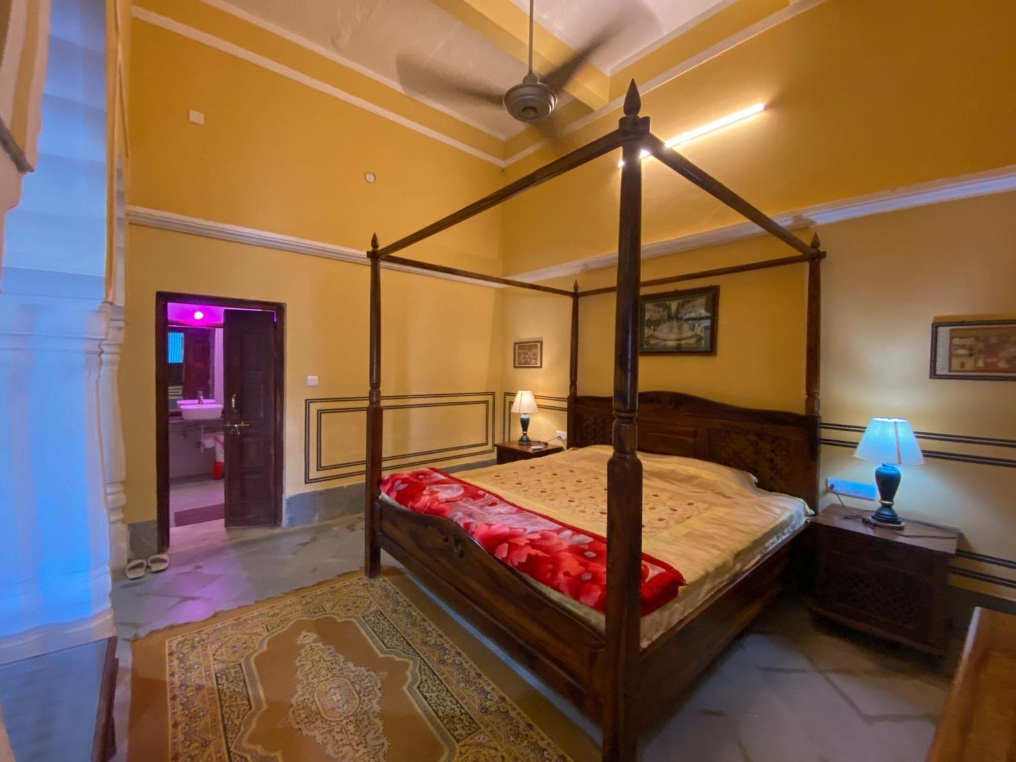 Hotel Mandawa Haveli Bagian luar foto