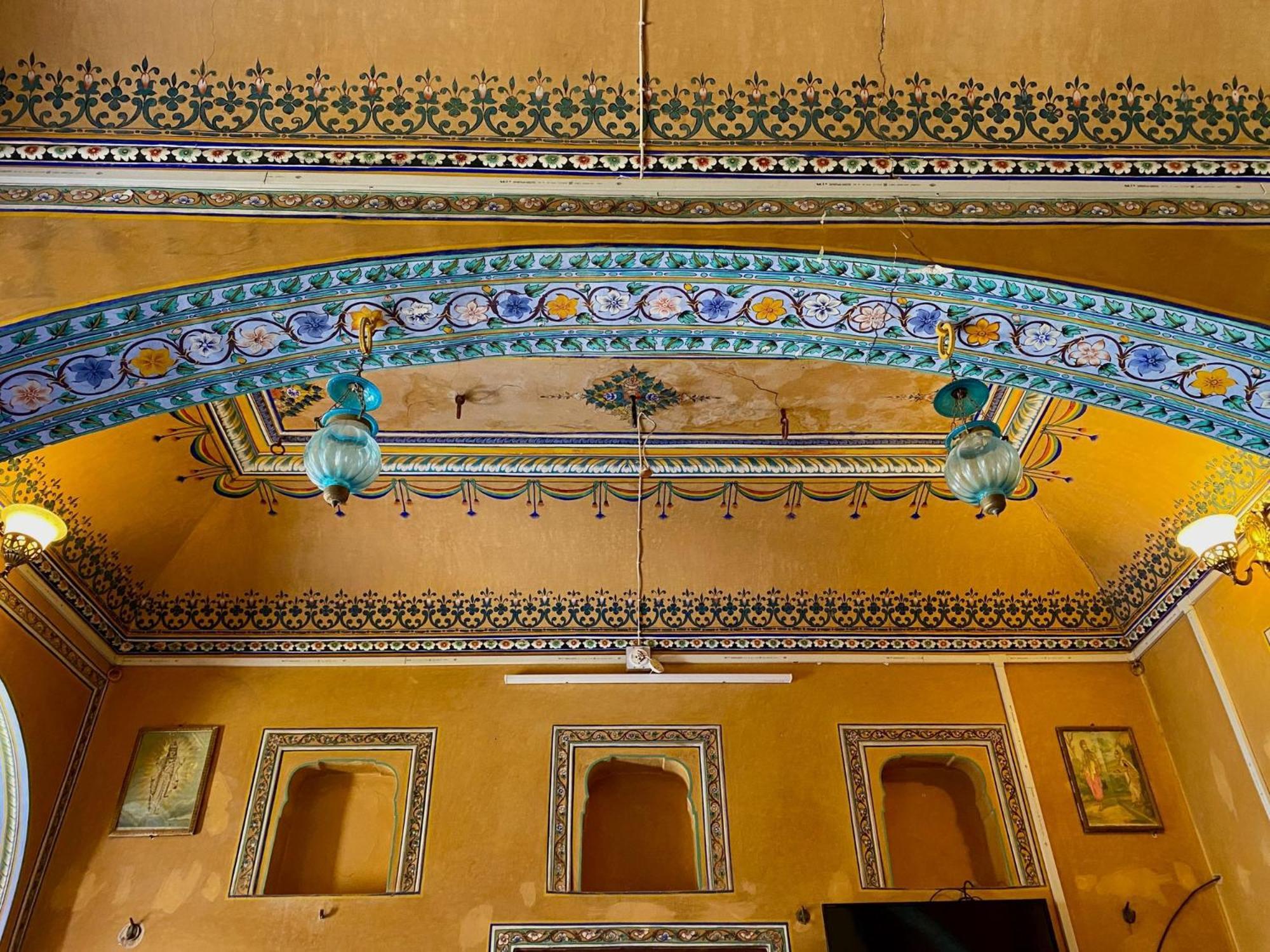 Hotel Mandawa Haveli Bagian luar foto