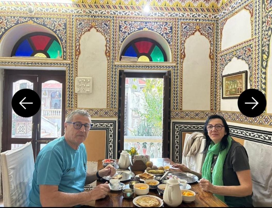 Hotel Mandawa Haveli Bagian luar foto